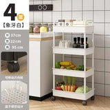 New Trolley Rack Kitchen Floor Bedroom Baby Snacks Mobile Bathroom Bathroom Storage Storage Rack
