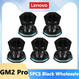 Lenovo GM2 Pro Bluetooth 5.3 Earphones Sports Headset Wireless In-Ear Gaming Low Latency Dual Mode Music Headphones New