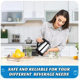 Kettle Stainless Steel Kitchen Appliances Smart Kettle 1500W Whistle Kettle Samovar Tea Coffee Thermo Pot Gift