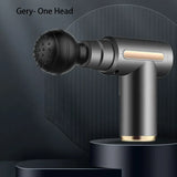 Portable Fascia Gun Vibration Massage Gun For Body Neck Back Pain Gout Relief Deep Muscle Relaxation Fitness Slimming One Head