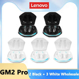 Lenovo GM2 Pro Bluetooth 5.3 Earphones Sports Headset Wireless In-Ear Gaming Low Latency Dual Mode Music Headphones New
