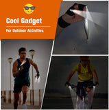 LED Half Finger Glove for Men Women Outdoor Waterproof Night Fishing Bait Cycling Running Flashlight Durable Fingerless Gloves