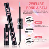 Lash Bond and Seal 10ml Individual Lashes Glue and Seal Super Strong Hold Lash Extension and Lash Glue Remover 5ml Tweezers Kit