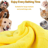 Pet Bath Towel Soft Microfiber Absorbent Dog Towel Puppy Cat Wash Cleaning Cloth Miniature Puppy Pet Products