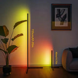 155CM RGB Dream Color Floor Lamp with Music Sync Modern 16 Million Color Changing Standing Mood Light For Bedroom Living Room