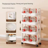 New Trolley Rack Kitchen Floor Bedroom Baby Snacks Mobile Bathroom Bathroom Storage Storage Rack