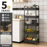 New Trolley Rack Kitchen Floor Bedroom Baby Snacks Mobile Bathroom Bathroom Storage Storage Rack